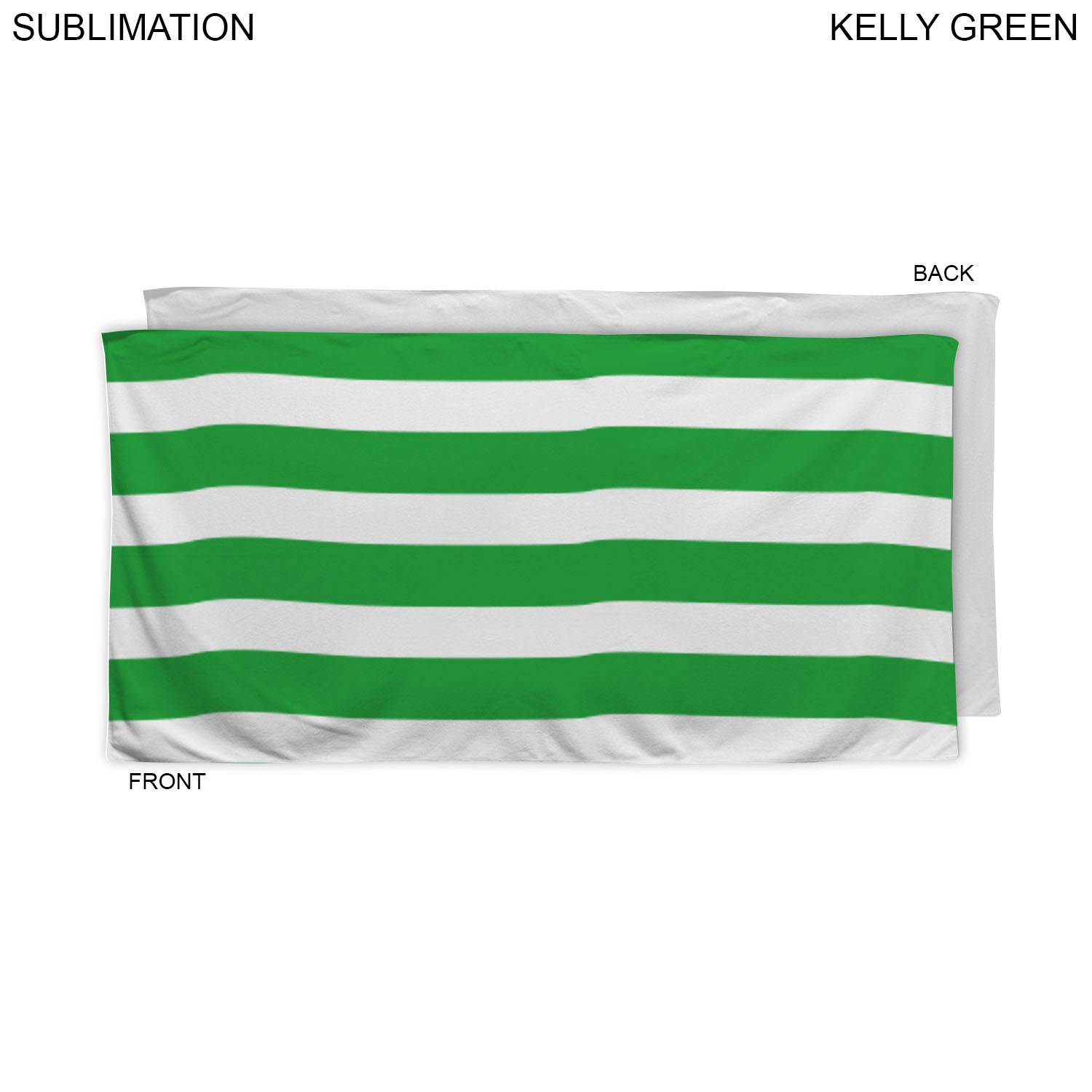 Cabana Stripe Sublimated, Absorbent Microfiber Dri-Lite Terry Beach, Shower Towel, 30x60 2