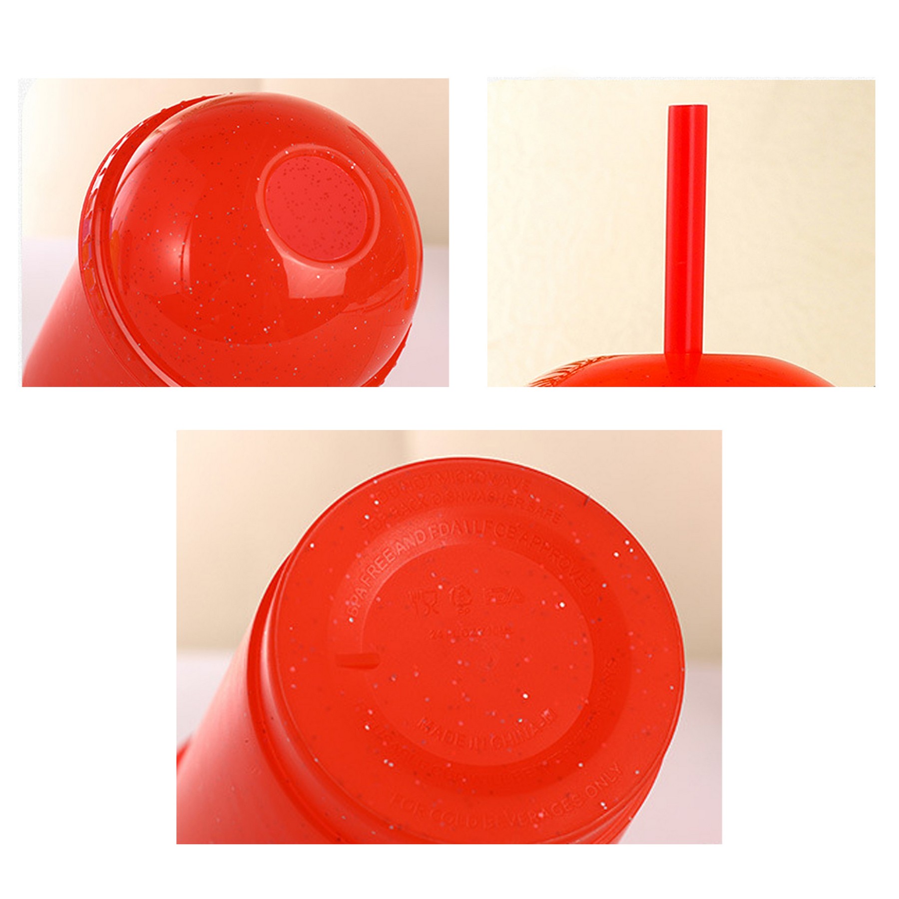 Plastic Smoothie Cups with Dome Lids 3
