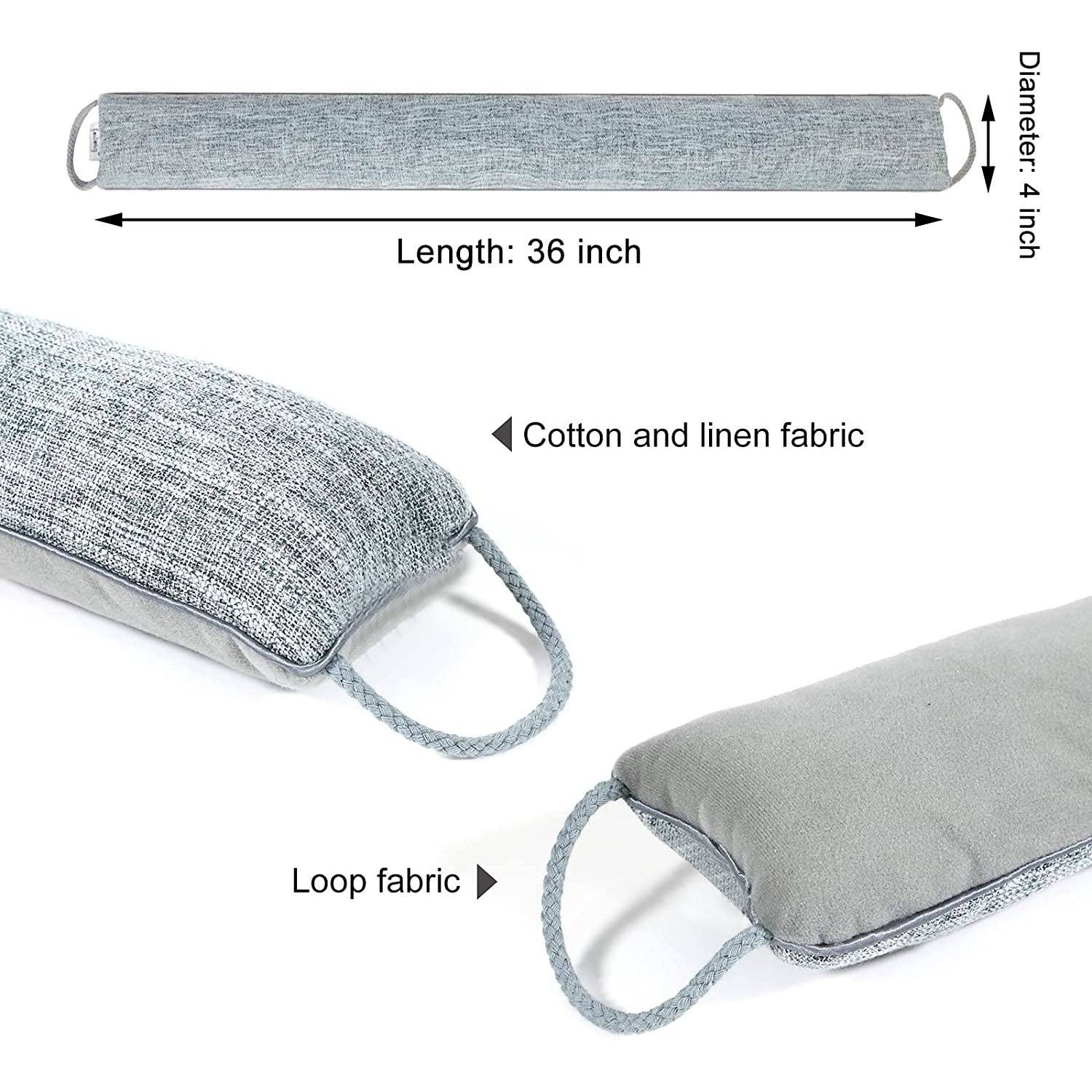 Gray Soundproof Door Pillow Stopper 3