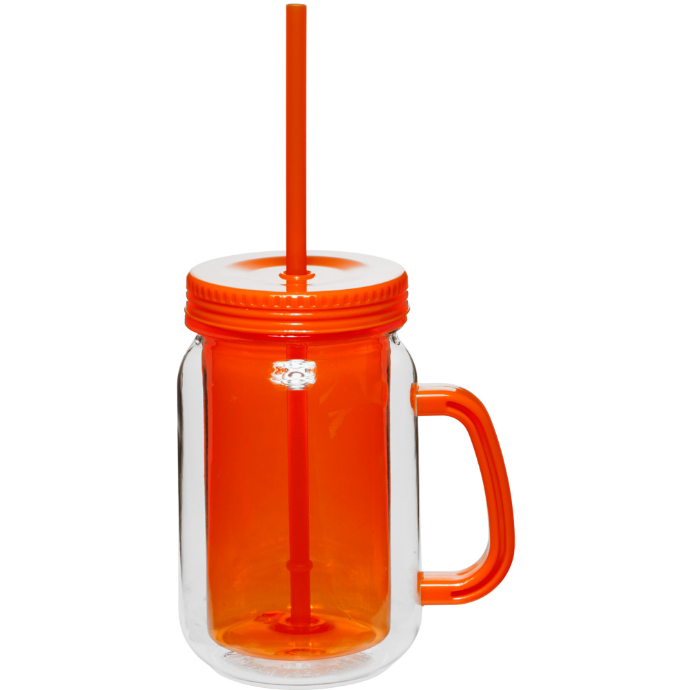 17 oz. Mason Jars with Straw 28