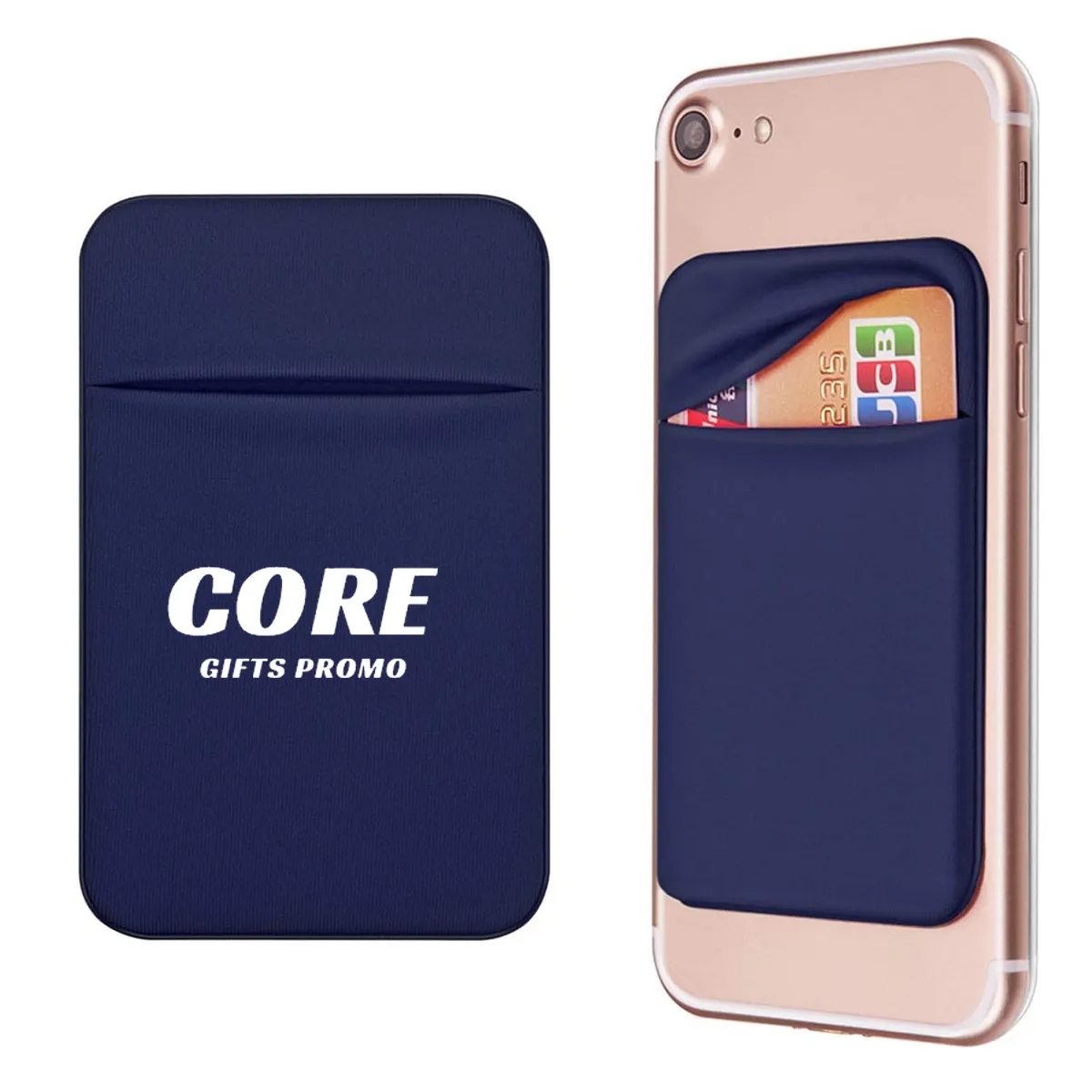 Adhesive Lycra Cell Phone Pocket 1