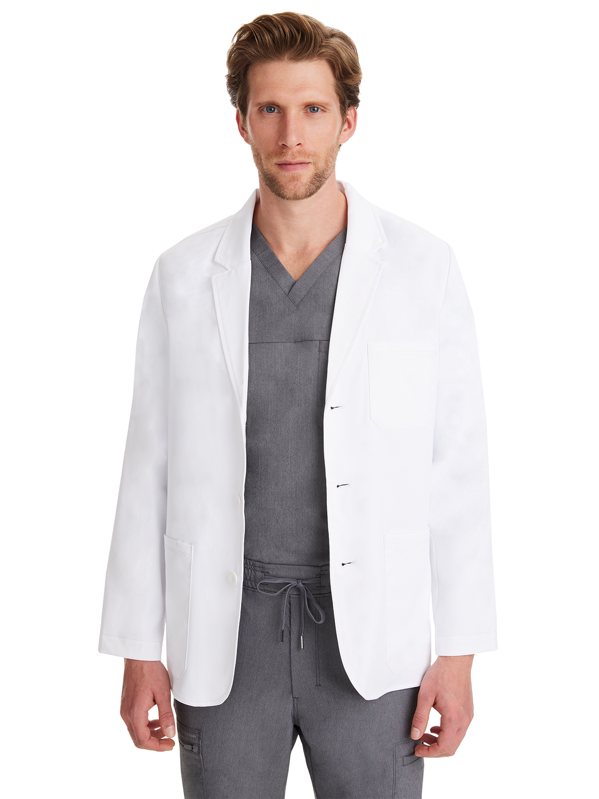 Healing Hands - The White Coat - Men's Five-Pocket 30.5" Leo Consultation Lab Coat