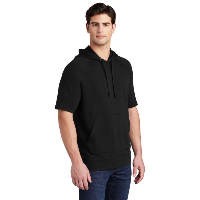 Sport-Tek PosiCharge Tri-Blend Wicking Fleece Short Sleeve Hooded Pullover, custom hoodie or sweatshirt with logo imprint 4