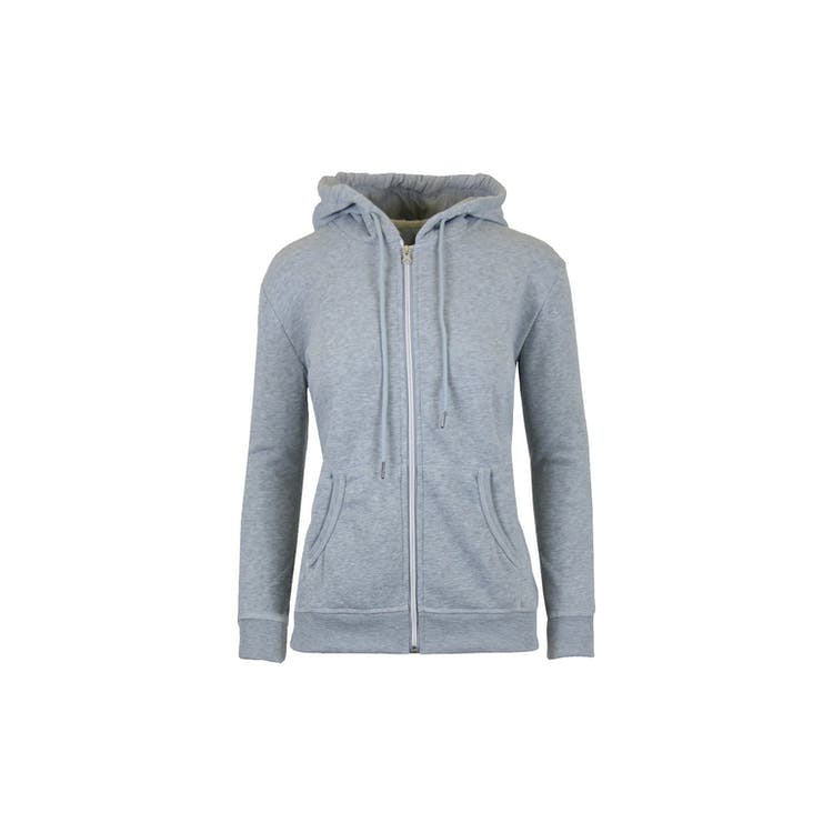 Women's Full Zip Hoodies - S-2X Heather Gray 2