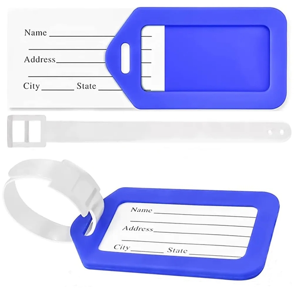 Plastic Luggage Identifiers with Lanyard