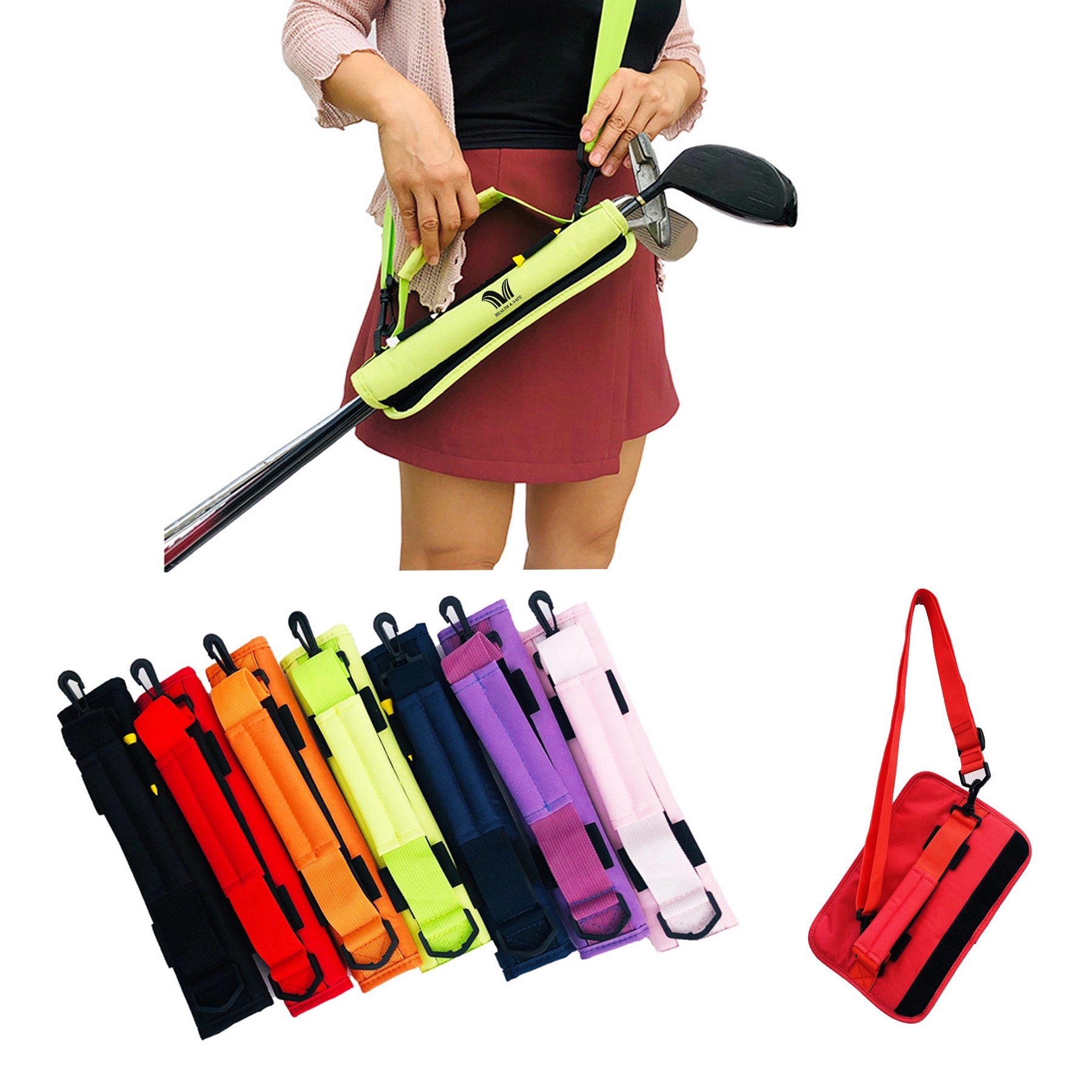 Pitch and Putt Lightweight Stand/Carry Golf Bag Club Covers 12