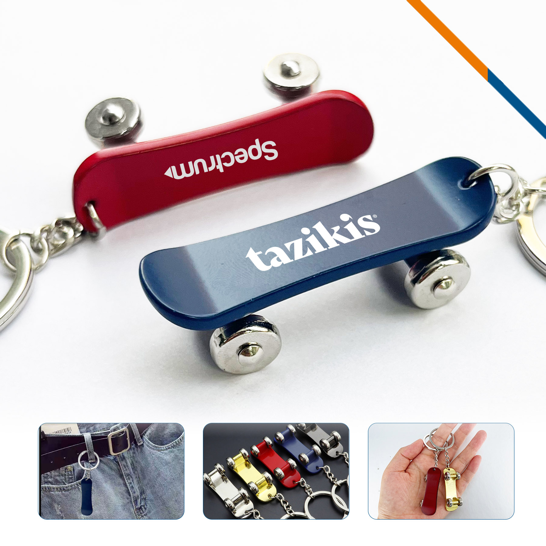 Mini Skateboard Keychain 3