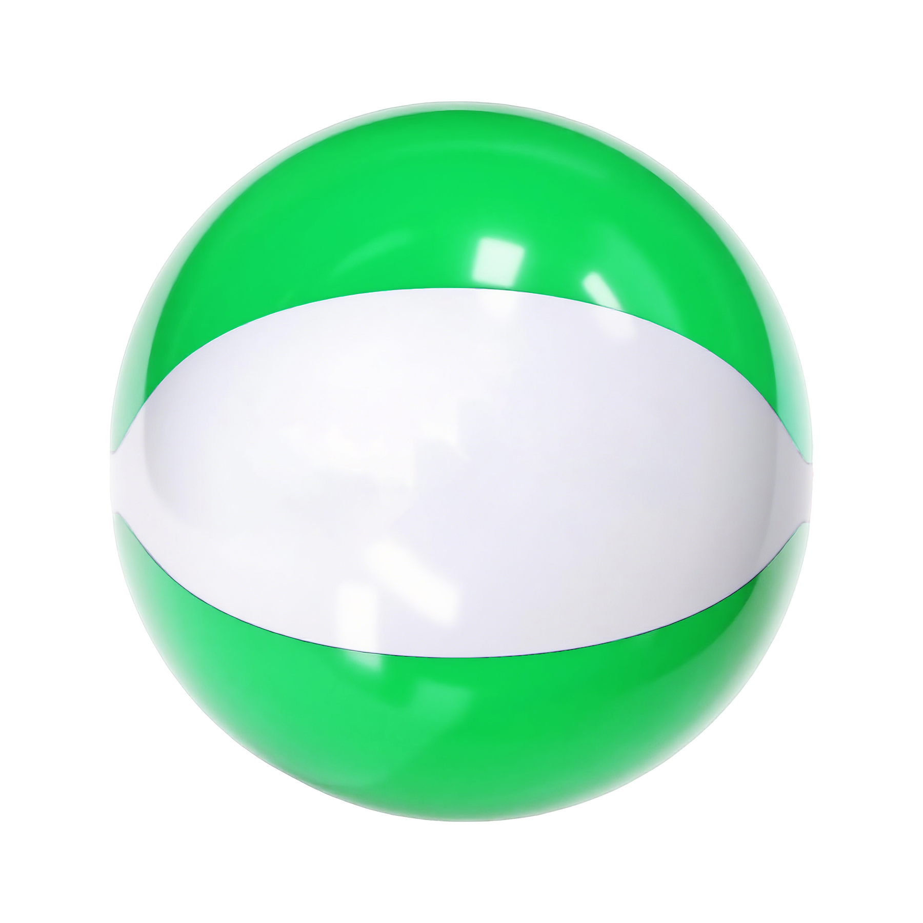 12'' Inflatable Two-Color Beach Ball 5