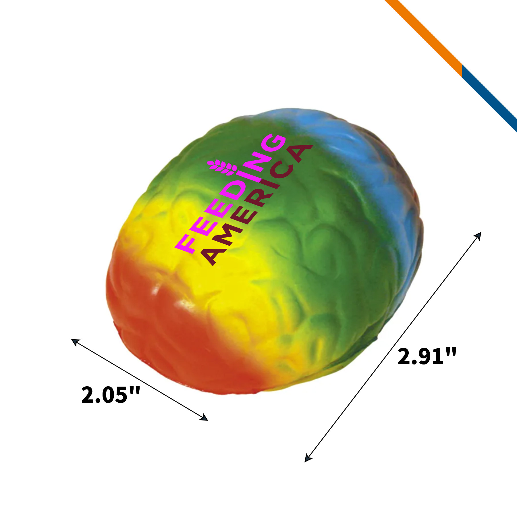 Toma Rainbow Brain Stress Ball 4