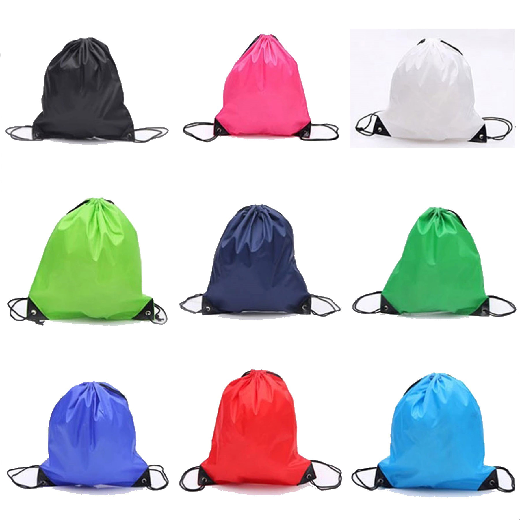 13 1/2"x 16 1/2" Polyester DrawstringSports Backpack 2