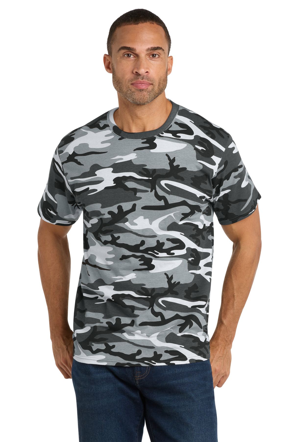 Port & Co Core Cotton Camo Tee. PC54C 45