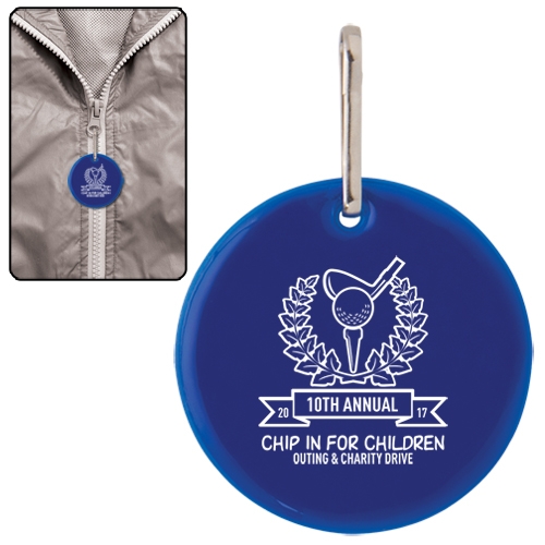 Round Reflective Zipper Pulls 5