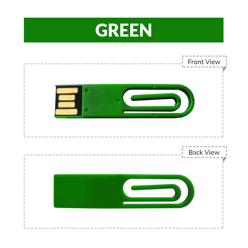 Paper Clip USB Flash Drive, 64MB 9