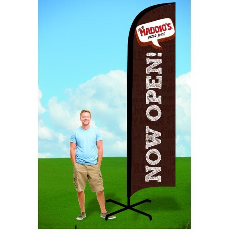 11ft Flutter Flags with X Stand-single
