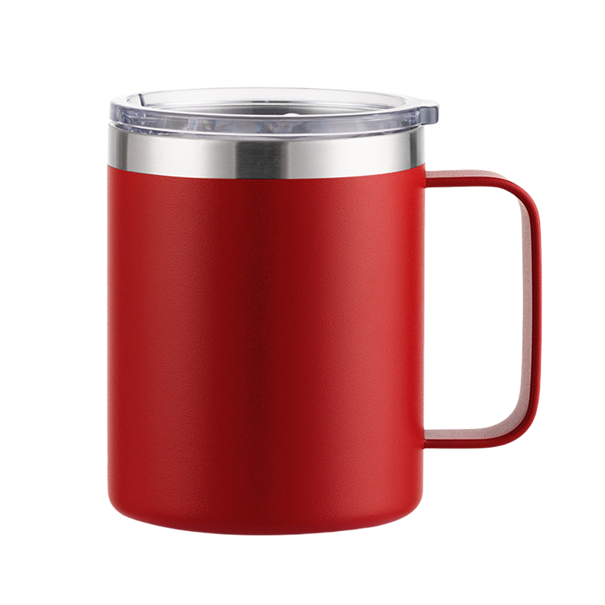12oz 304 Stainless Steel Double Handle Car Mug with Powder Coated Sublimation Design 16