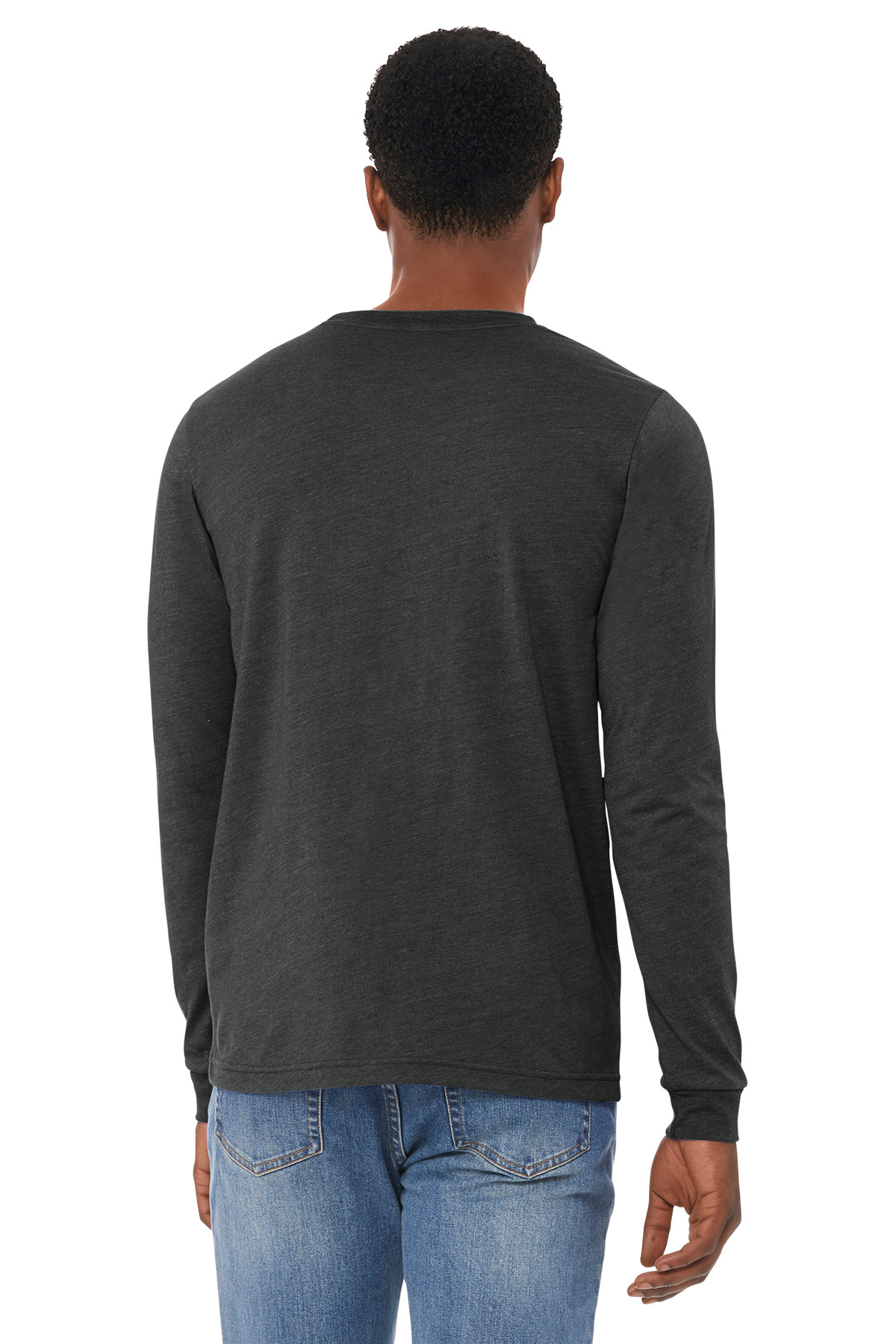 BELLA+CANVAS Unisex Heather CVC Long Sleeve Tee BC3501CVC 4
