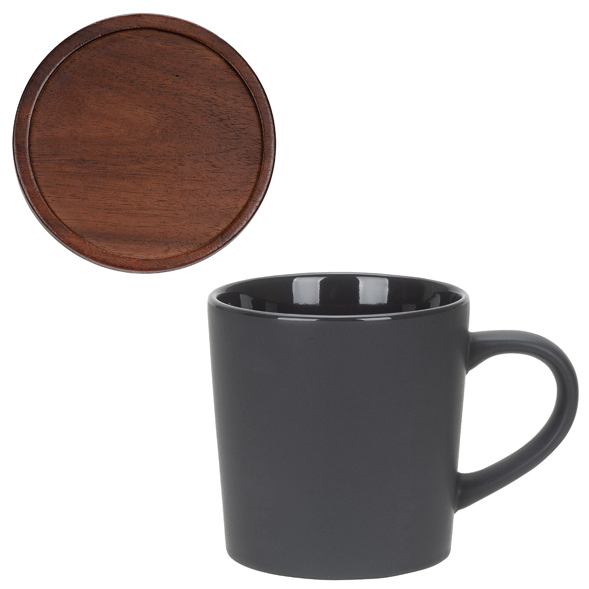 Circo 16 oz Ceramic Mug with Wooden Lid 12