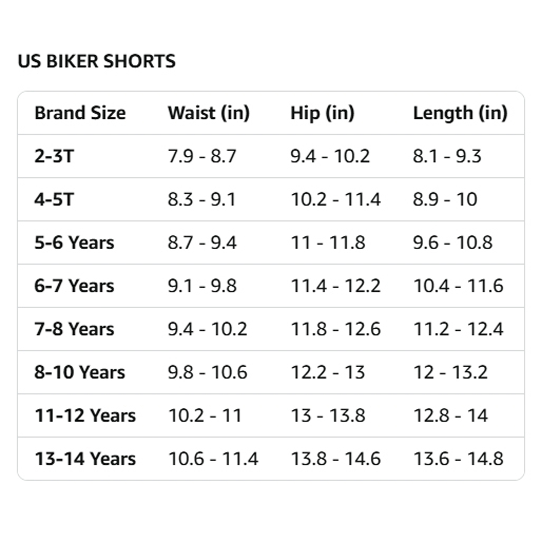 Pack Girls' Bike Shorts 6