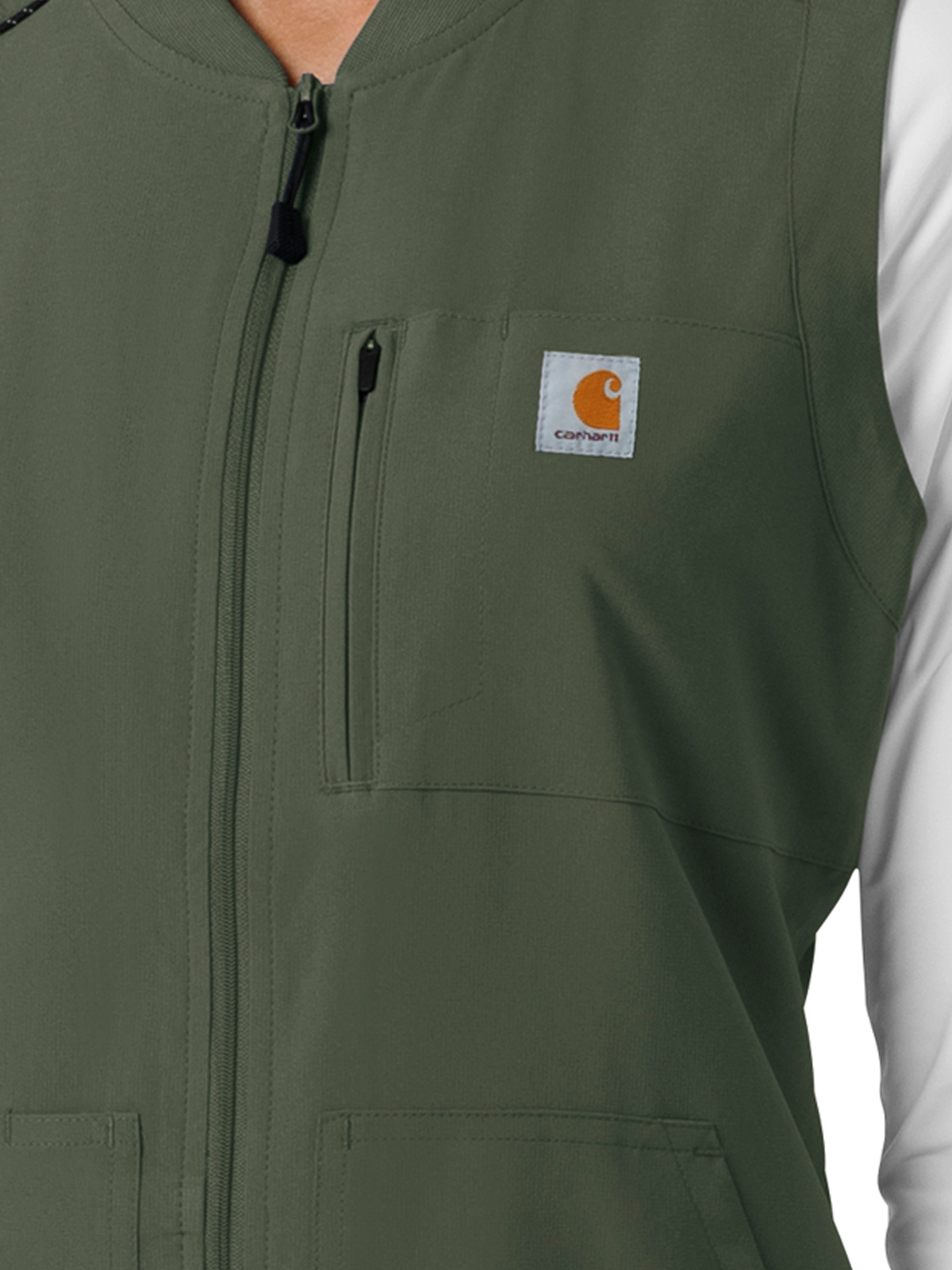Carhartt Scrubs - Force Cross-Flex - Women's Six-Pocket Lightweight Scrub Vest 1
