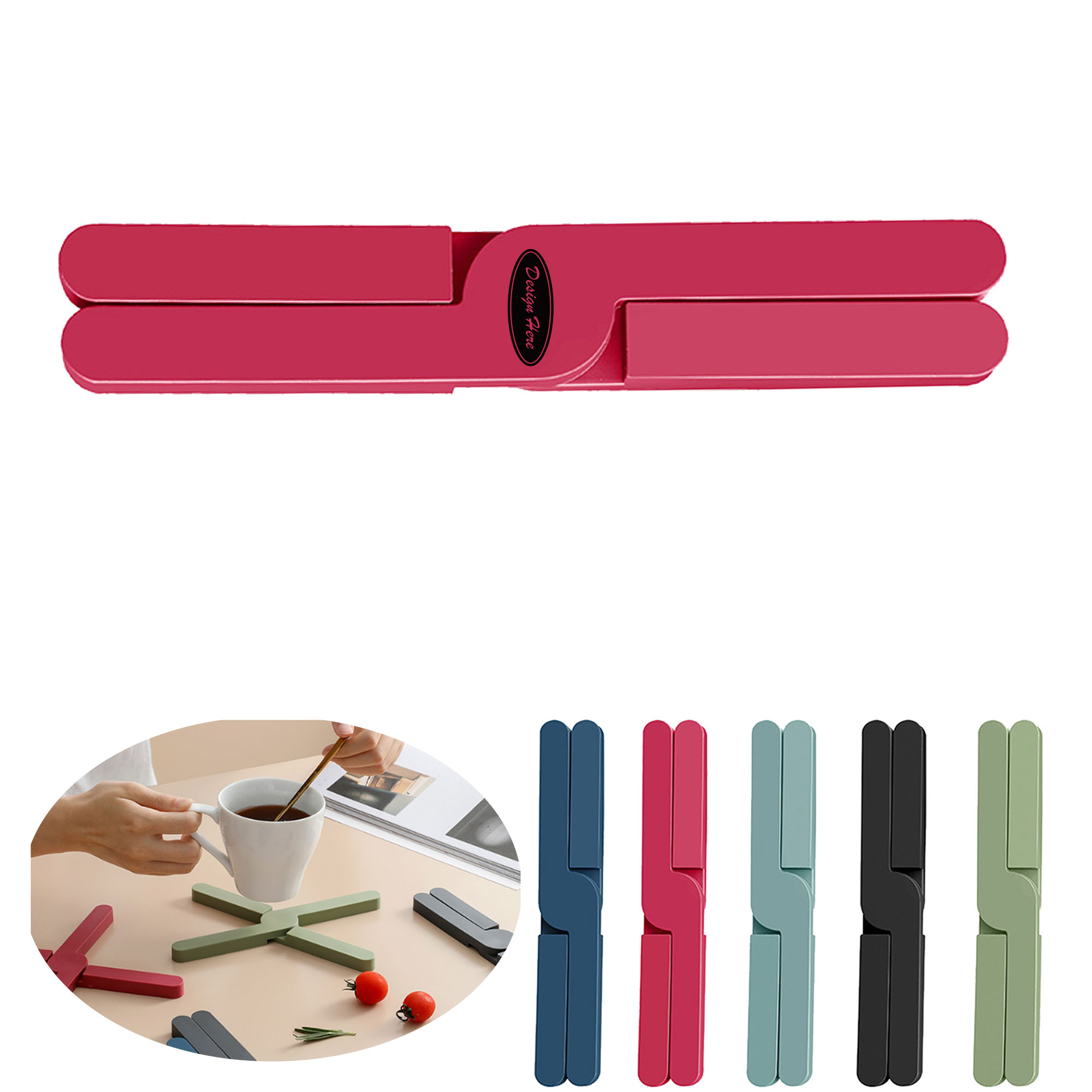 Flexible Silicone Folding Pad for Cooking Safety 2