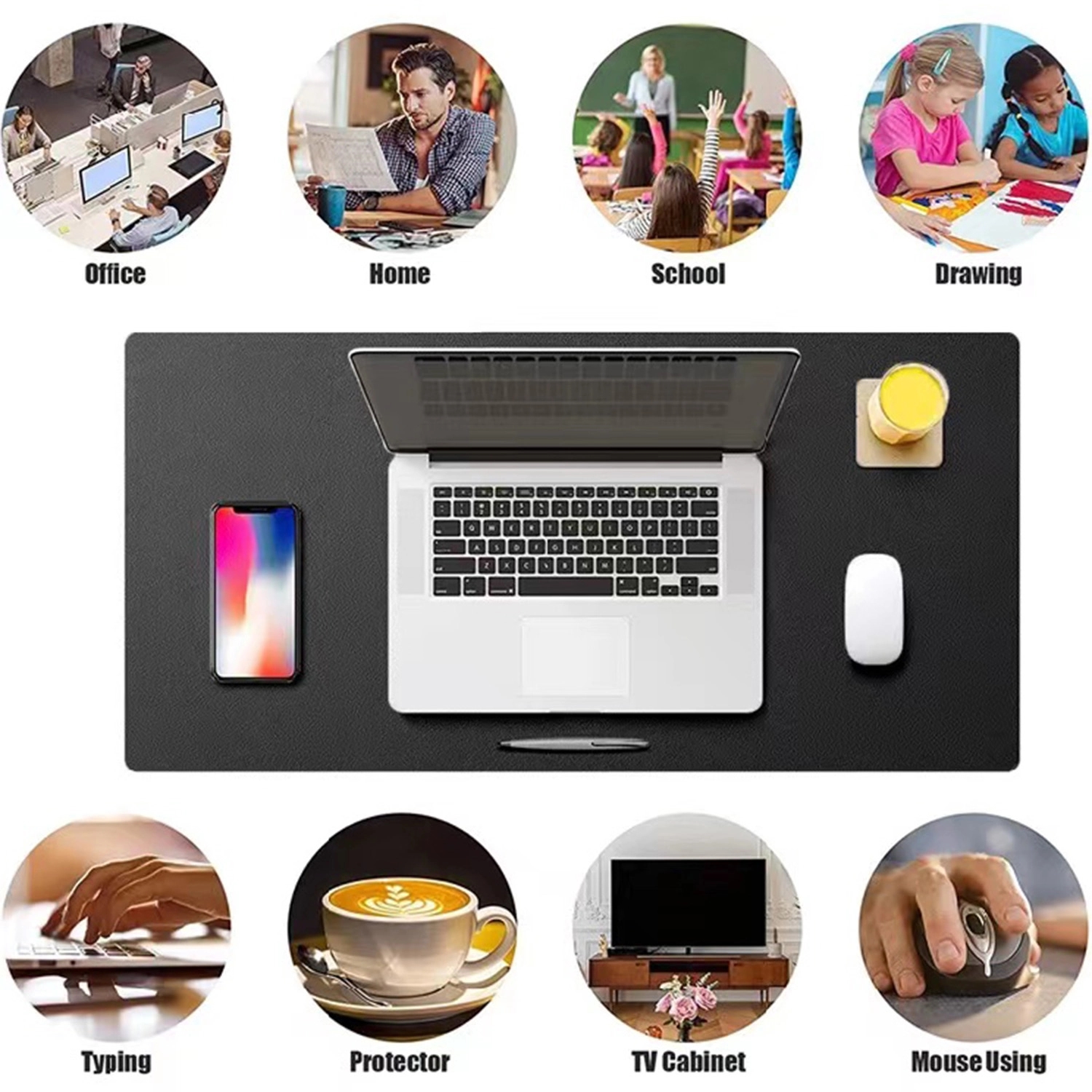 Leather Desk Protector Mouse Pad 8