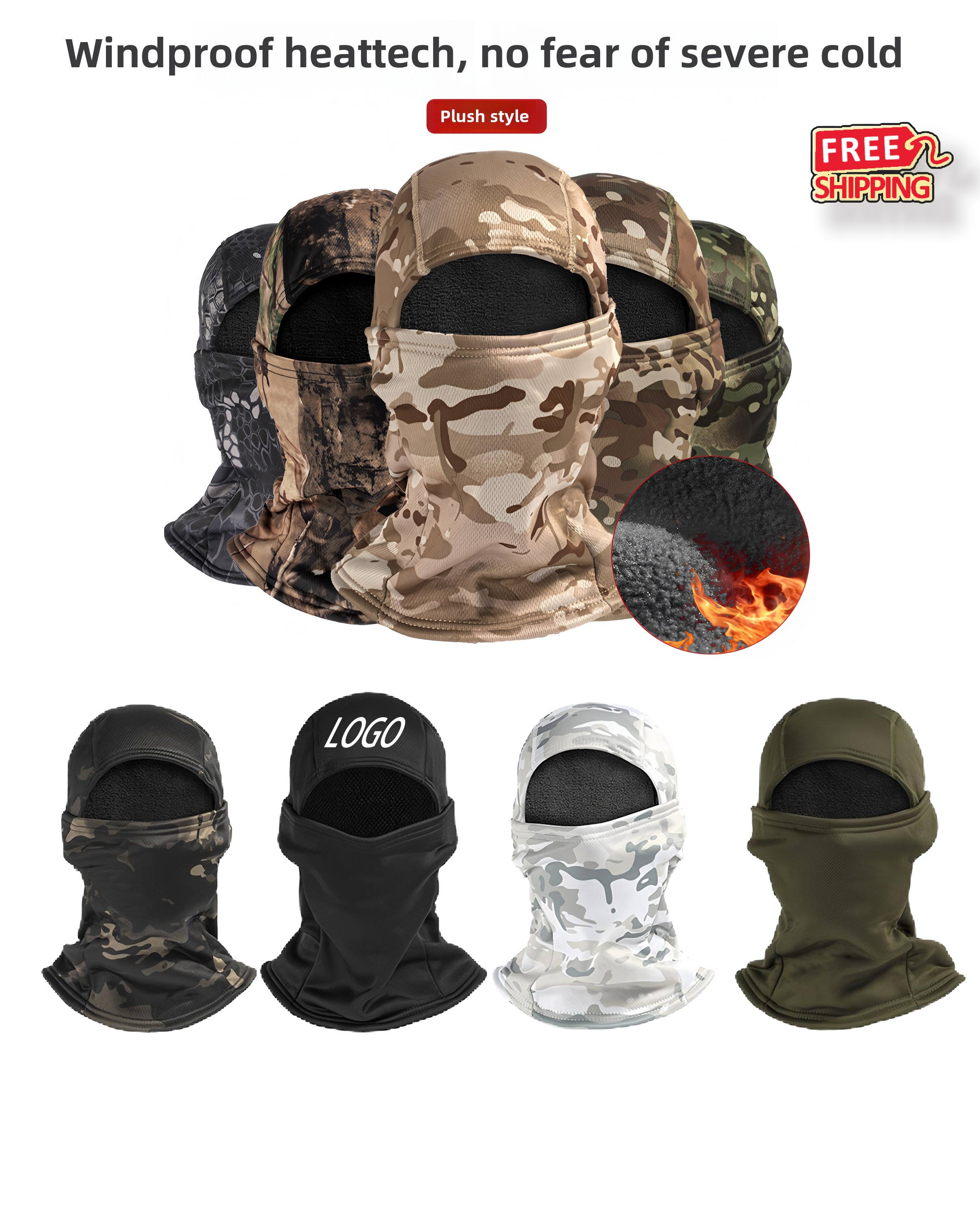 Polar Fleece Winter Balaclava Ski Mask 4