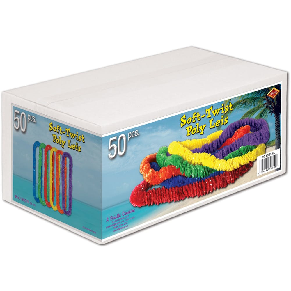 Soft-Twist Leis - Assorted 36" 50 Pk 2