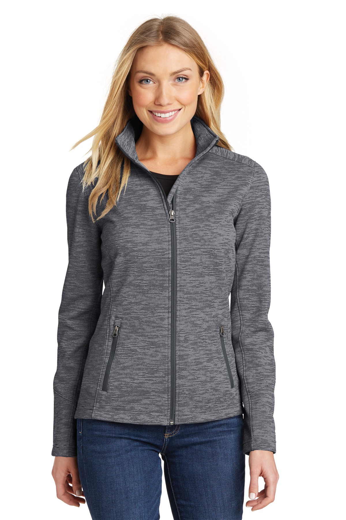 Women's Digi Stripe Fleece Jacket