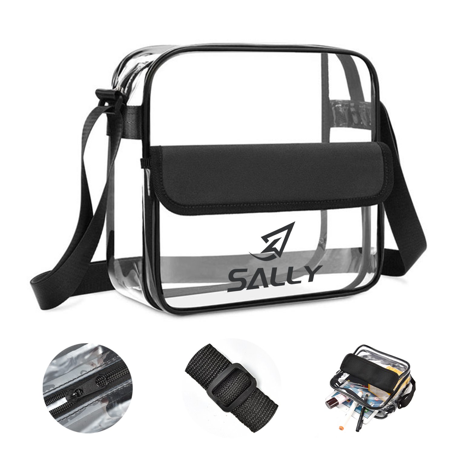 PVC Lightweight Clear Shoulder Bag 2