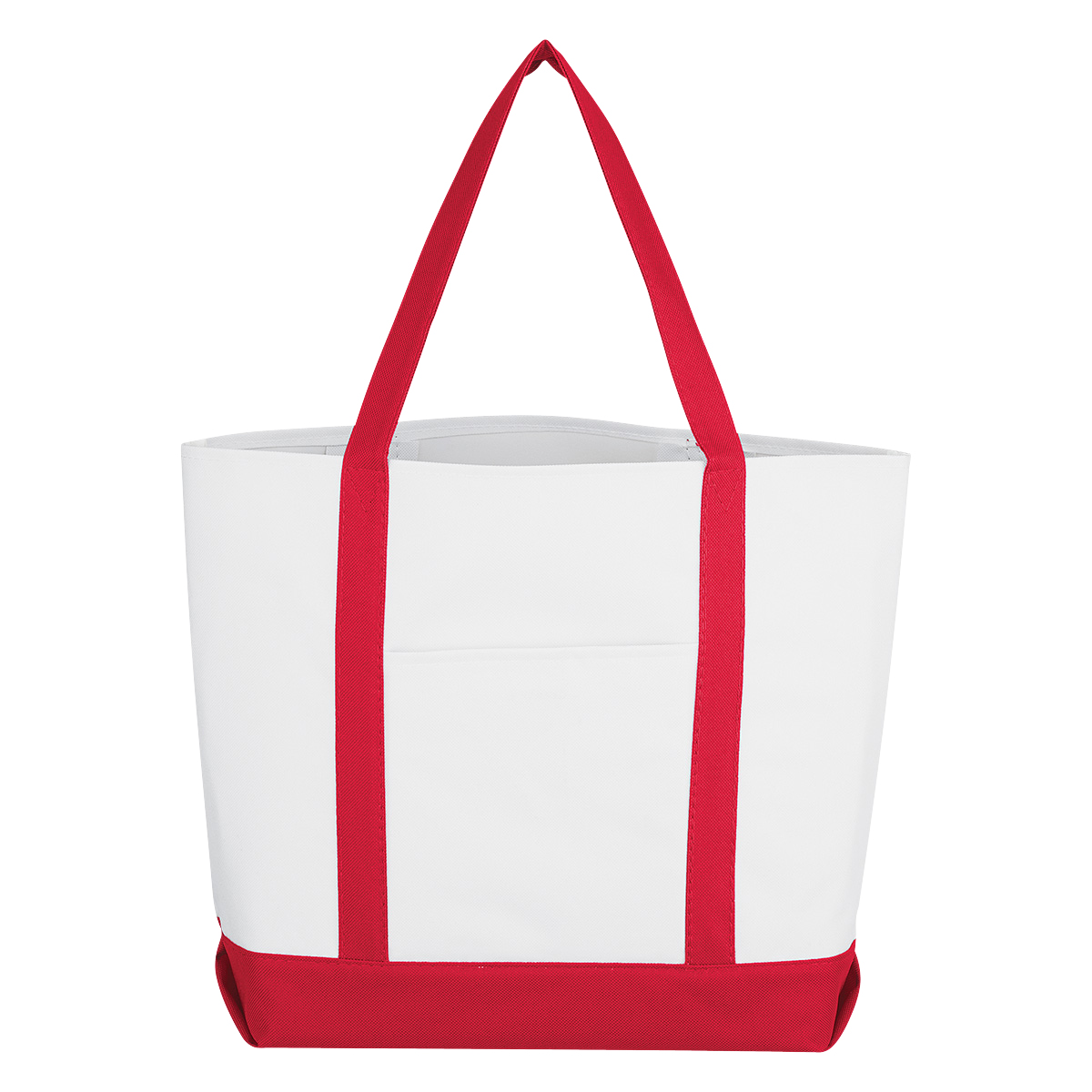 Pocket Shopper Tote Bag, custom tote bag with logo imprint 2