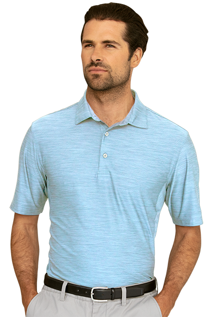 Greg Norman Play Dry® Heather Solid Polo 20