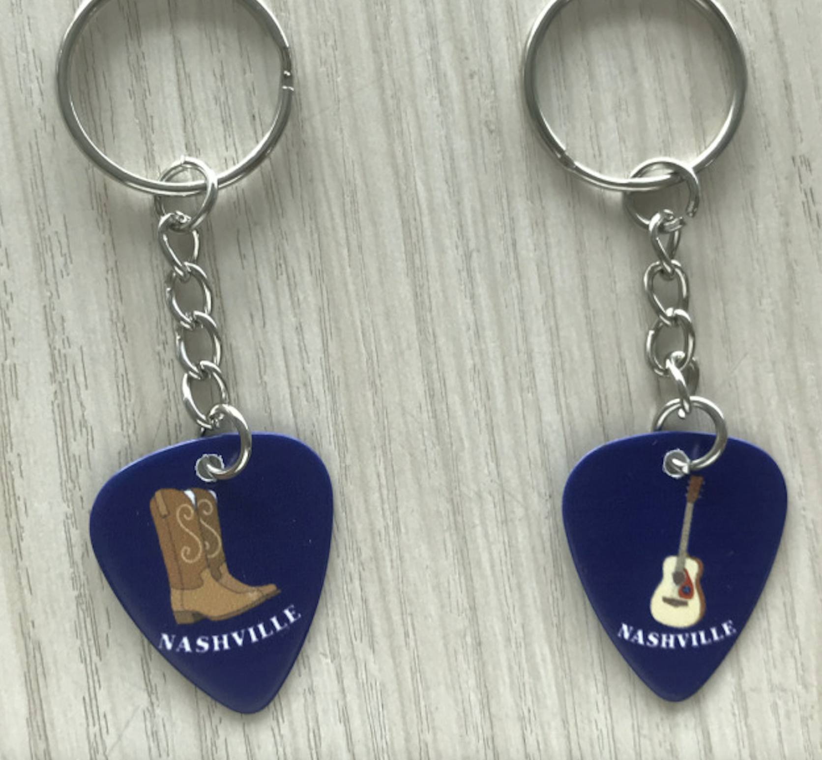 Guitar Pick Keychain 1