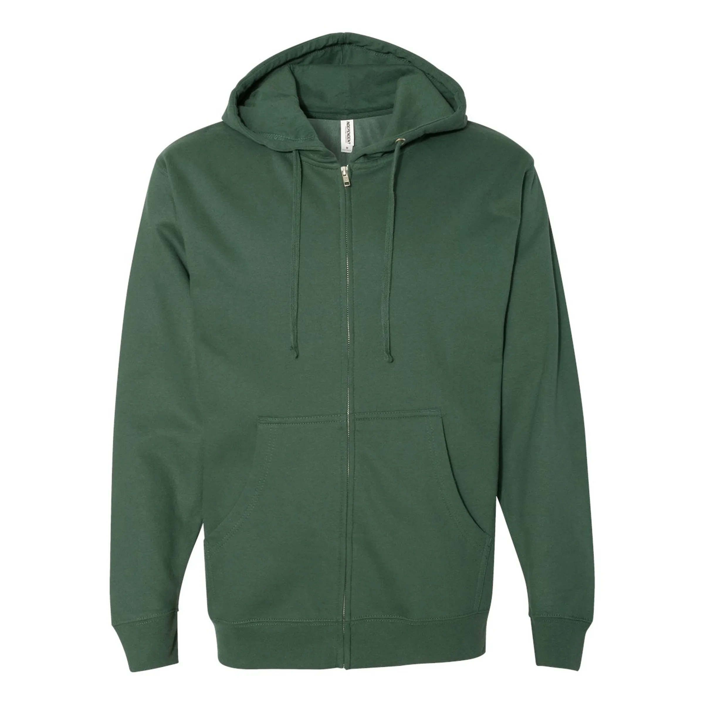 Independent Trading Co. Midweight Zip Hooded Sweatshirt