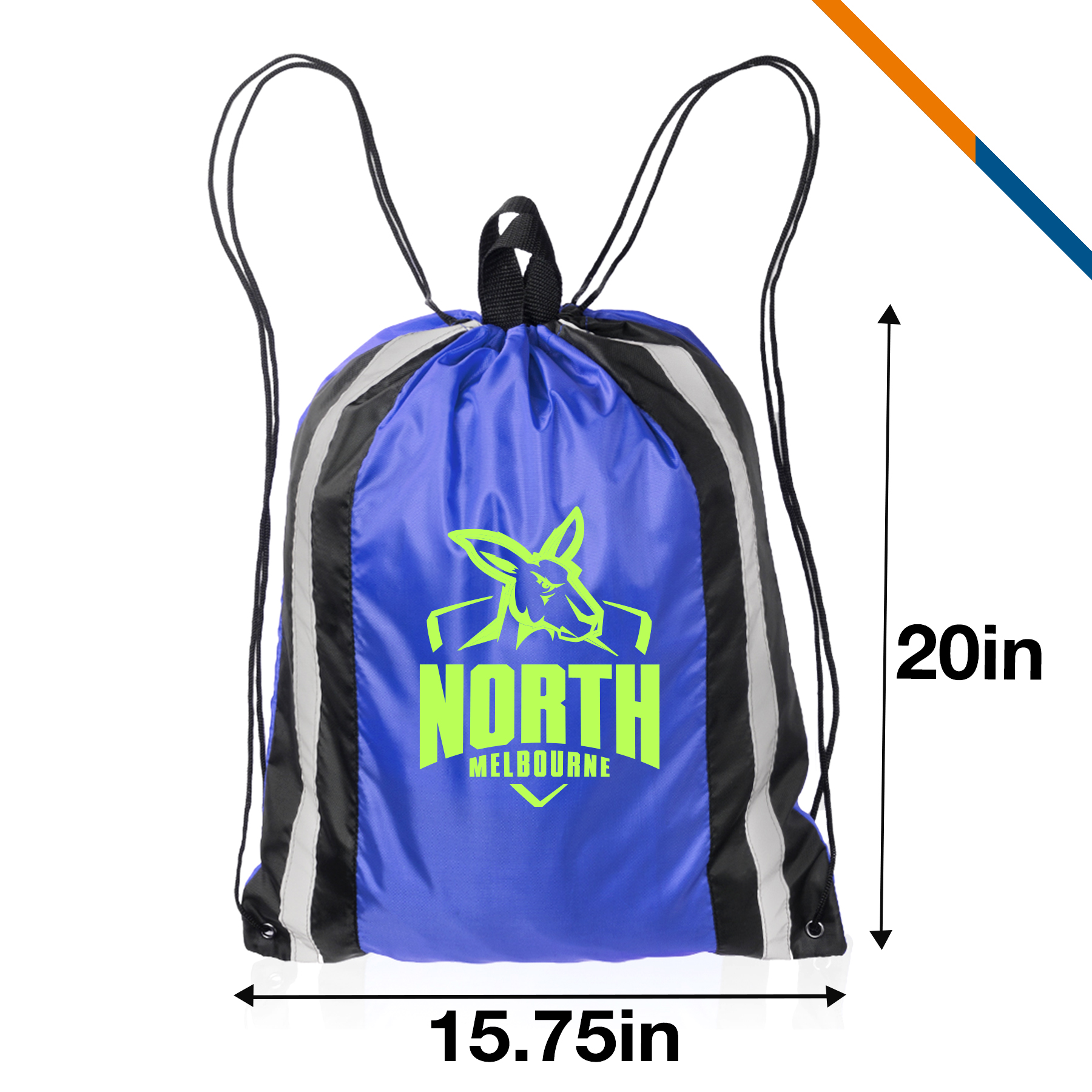 Vania Reflector Drawstring Backpacks 4
