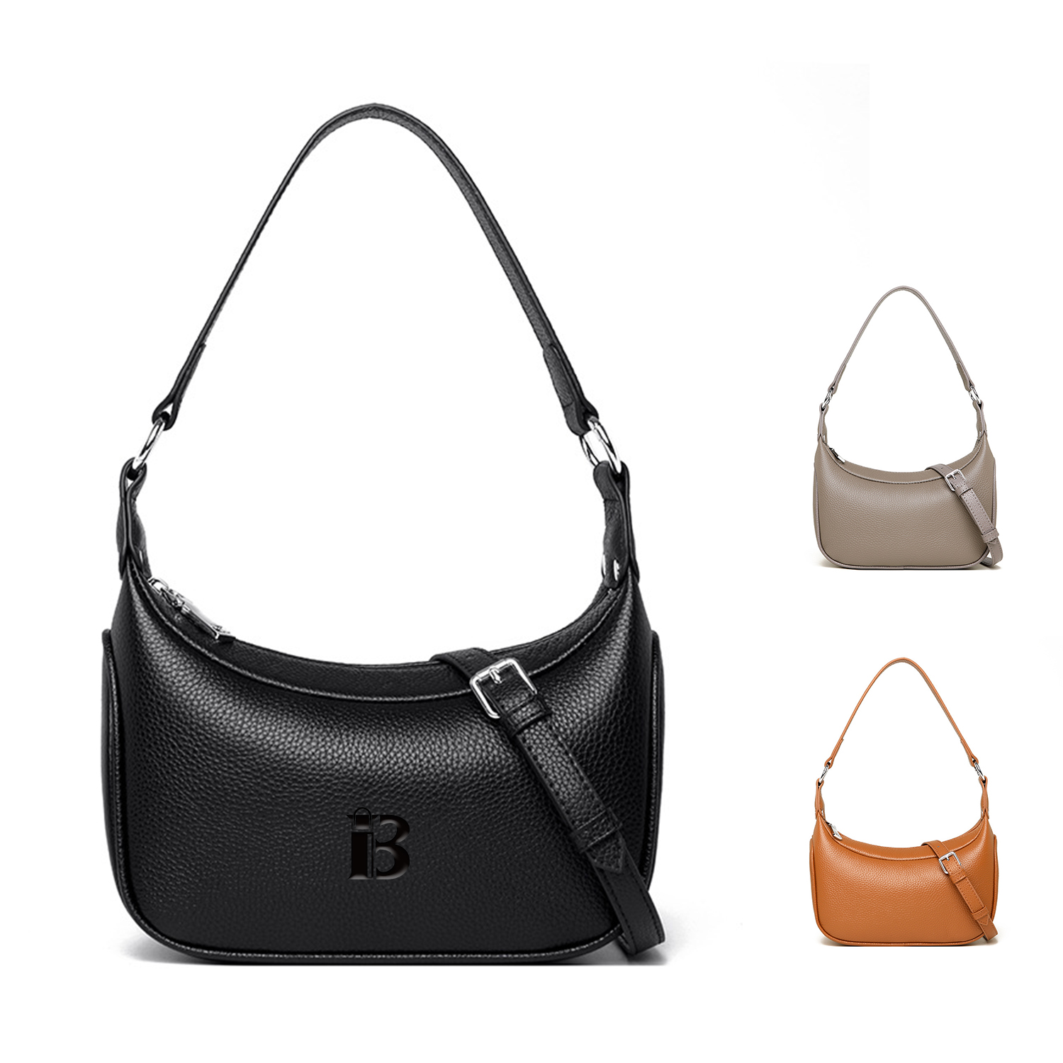 Real Leather Tote Shoulder Bag