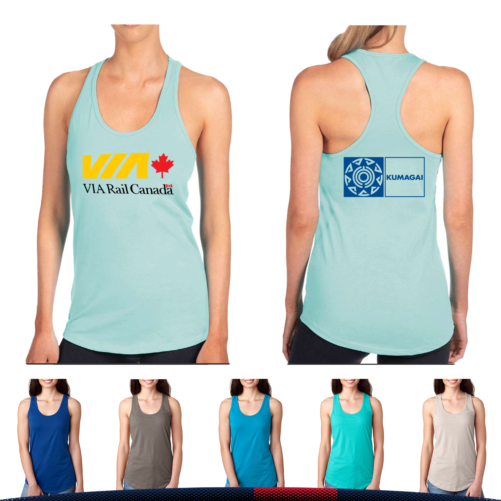 Next Level® Ladies' Racerback Tank Tops 4