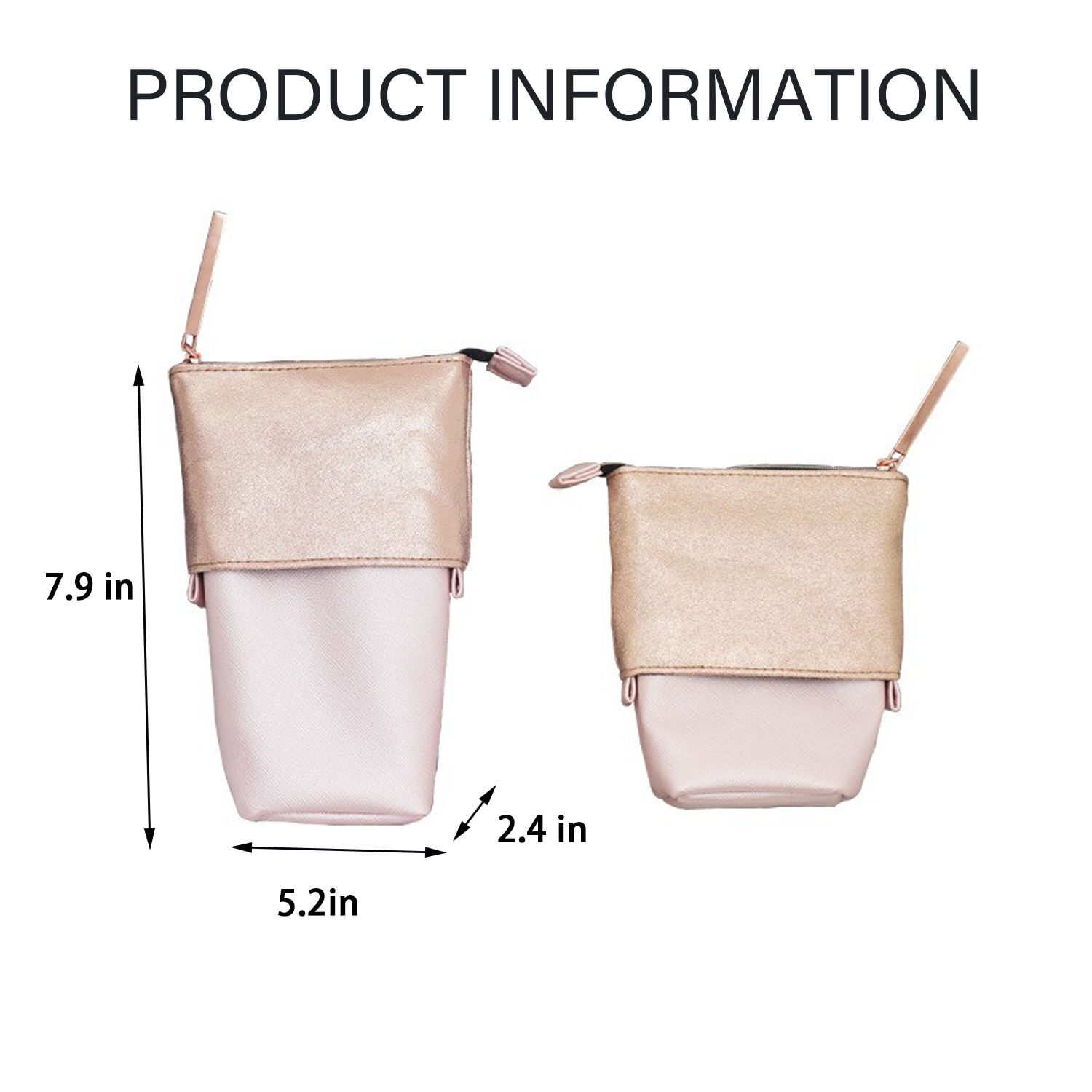 PU Leather Make Up Brush Storage Bag 2