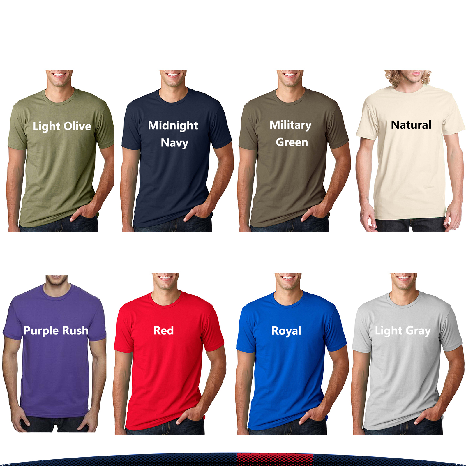 Next Level® 100% Cotton Men's T-shirts 2