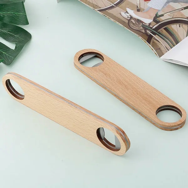 Wooden Paddle Bottle Opener 1