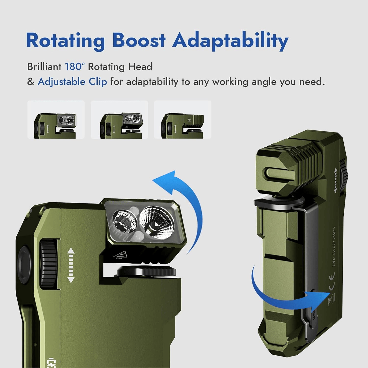 EDC Magnetic Mini Flashlight—Portable & Rechargeable 3