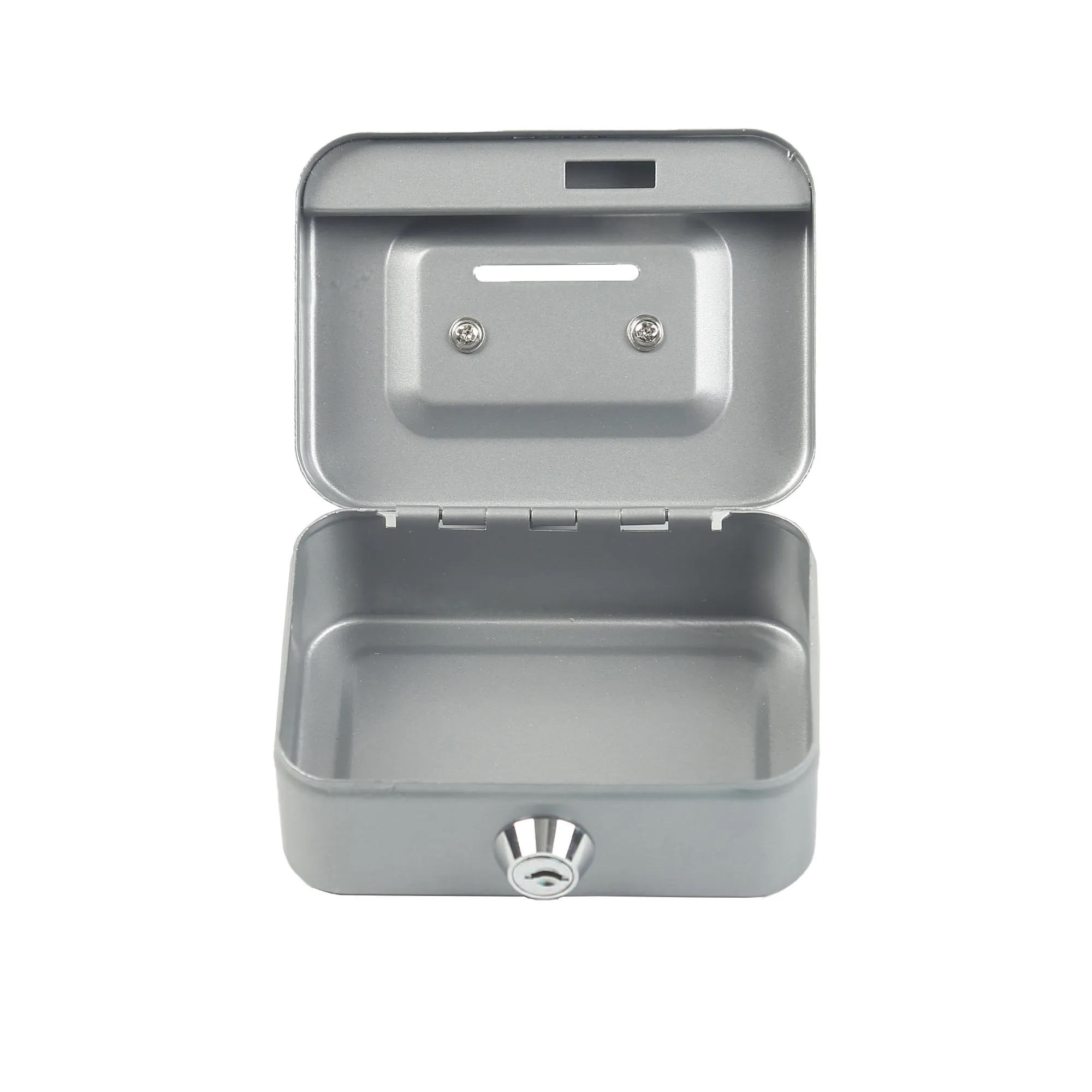 Metal Cash Box with Key 6