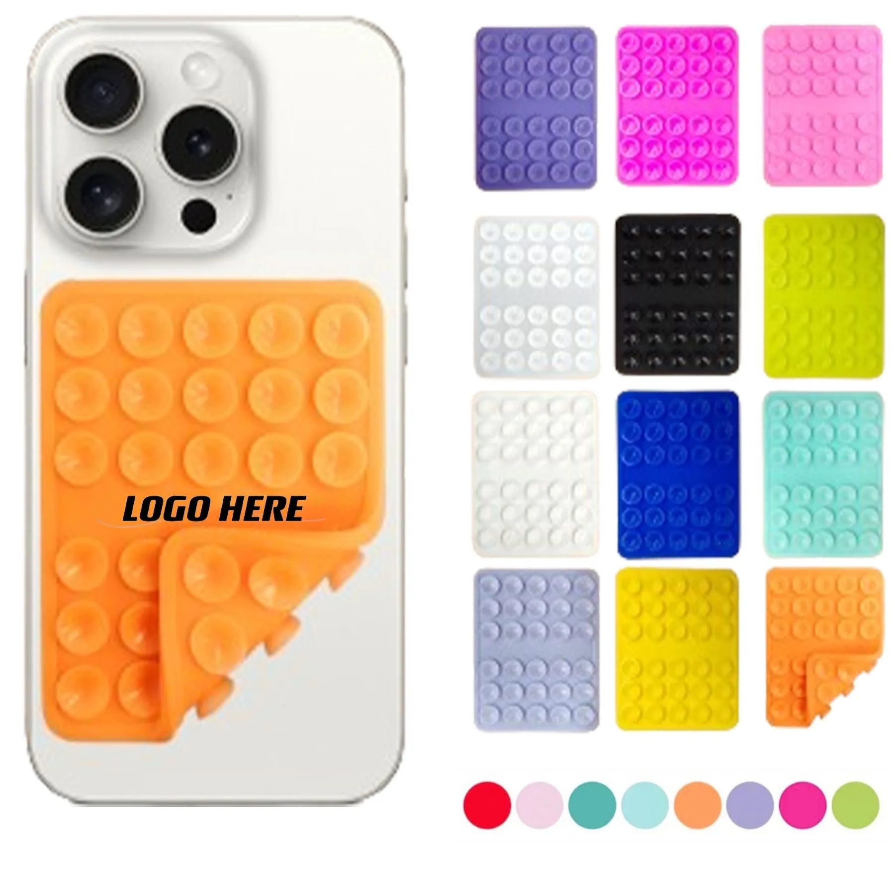 Silicone Suction Phone Case Adhesive Mount 2