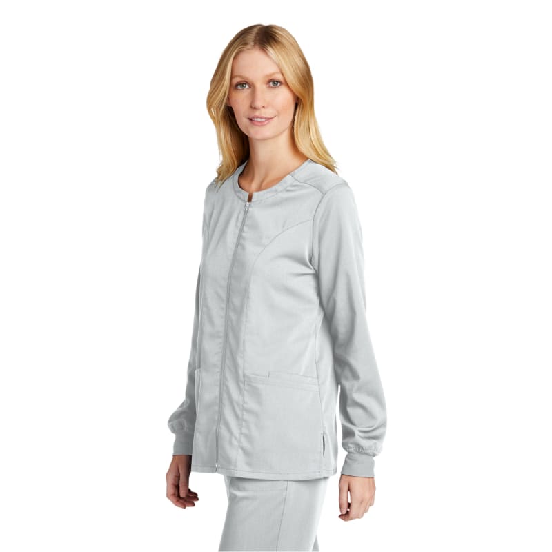 WonderWink Women's Premiere Flex Full-Zip Scrub Jacket 26