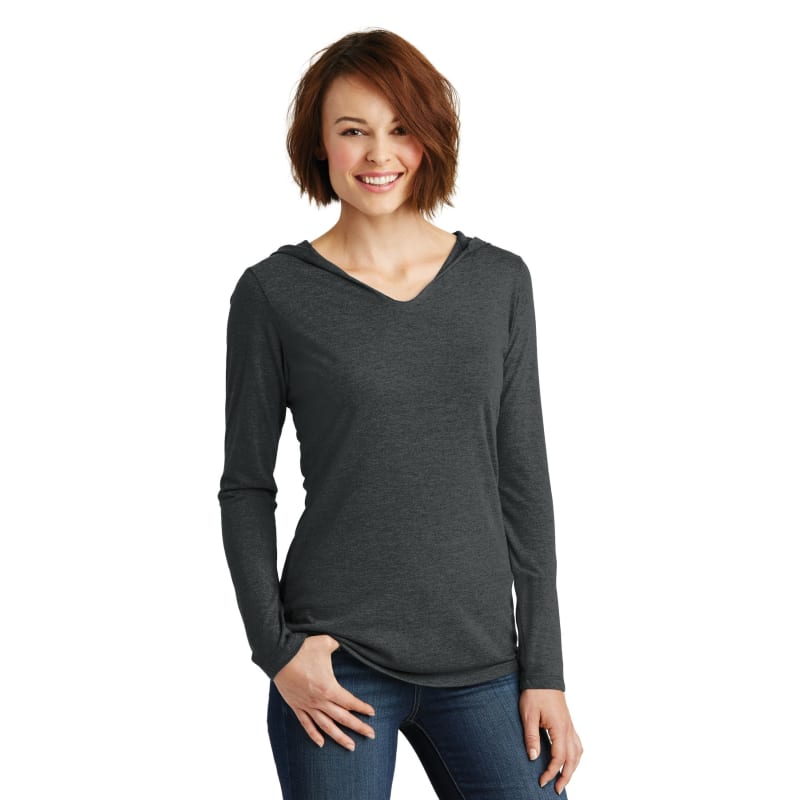 District Women's Perfect Tri Long Sleeve Hoodie. 10