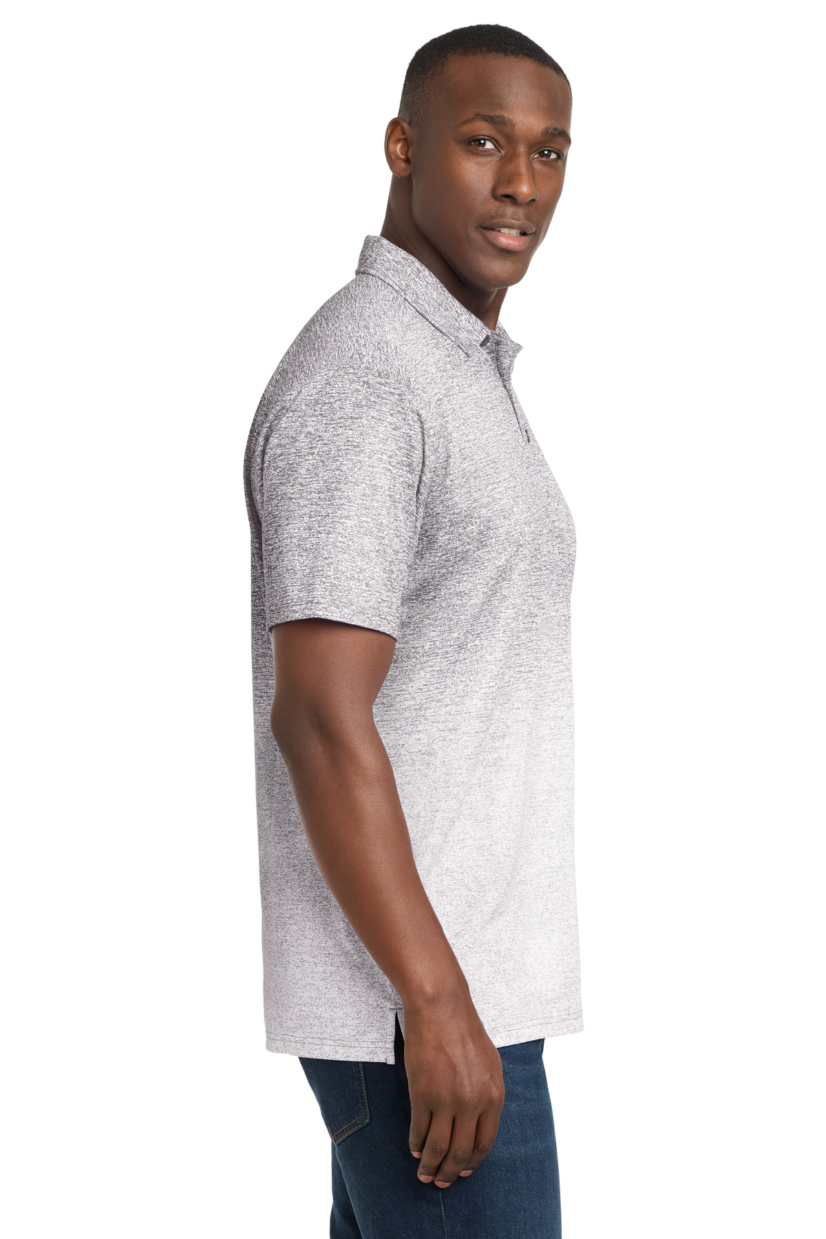 Sport-Tek Ombre Heather Polo. ST671 20
