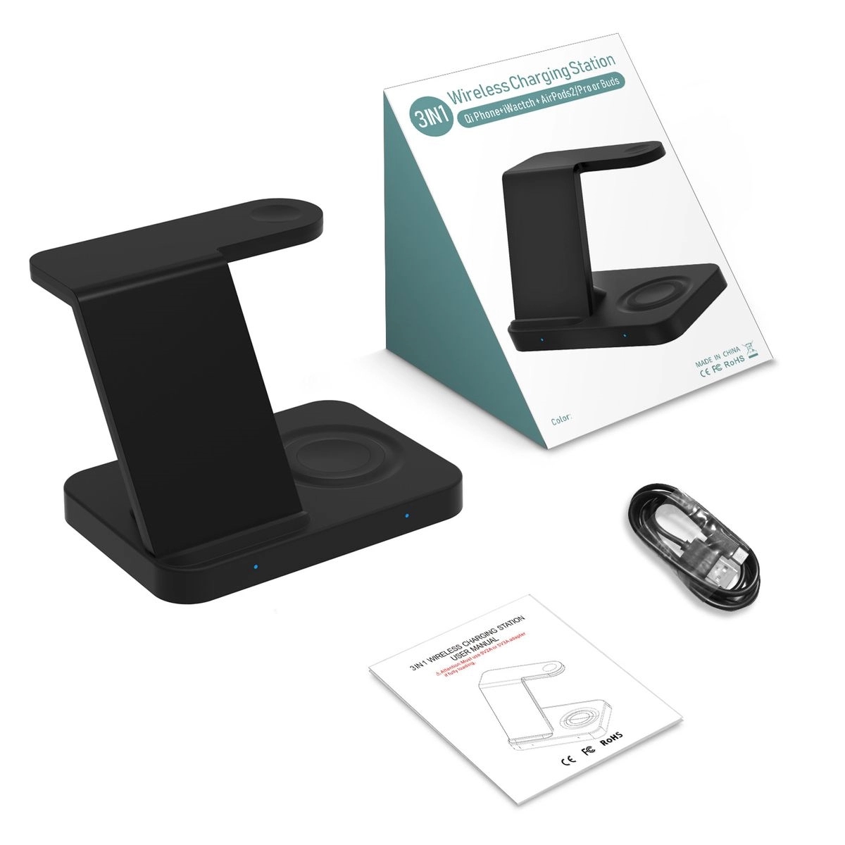 3 In 1 Wireless Fast Charging Station 9