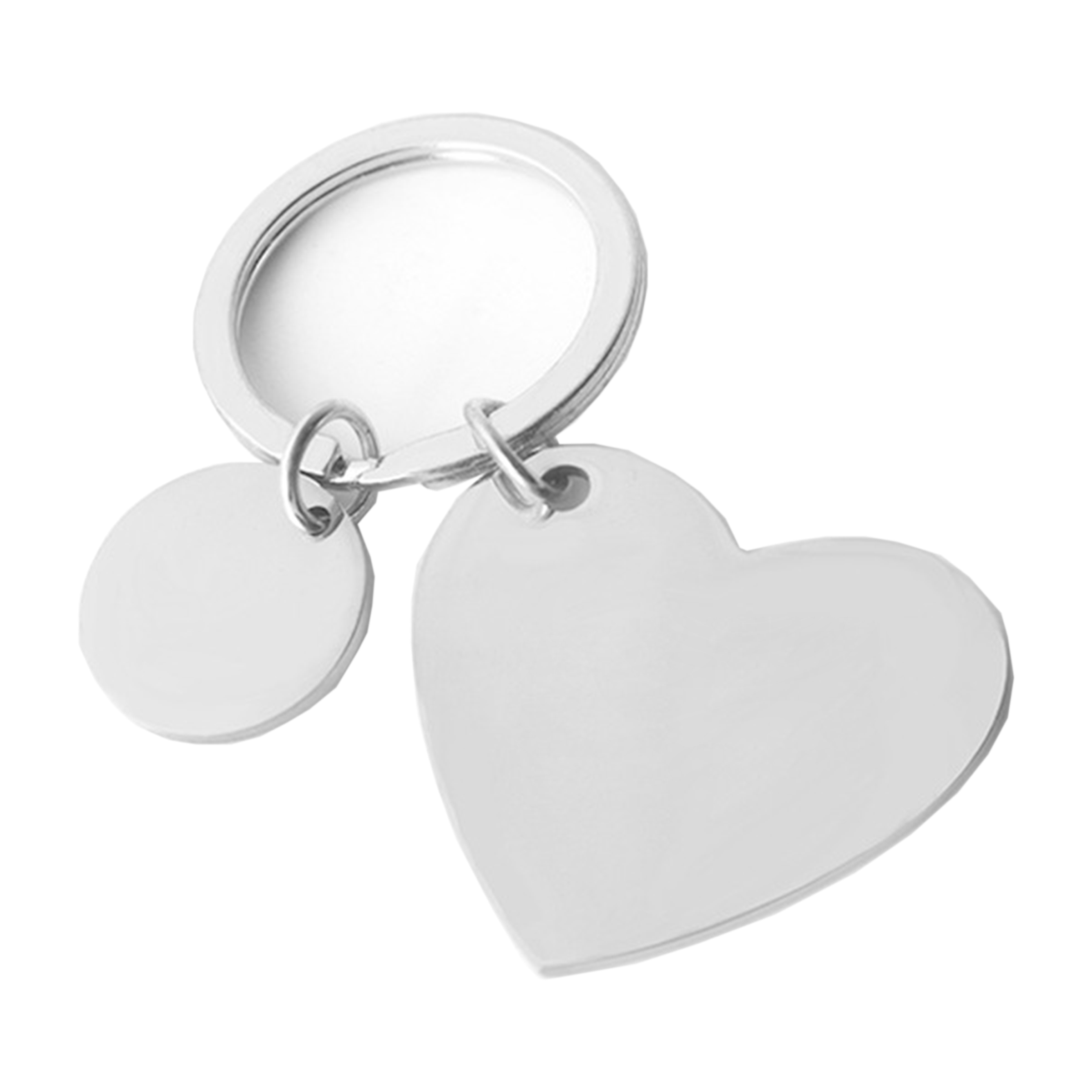 Stainless Steel Double-Sided Keychain 4