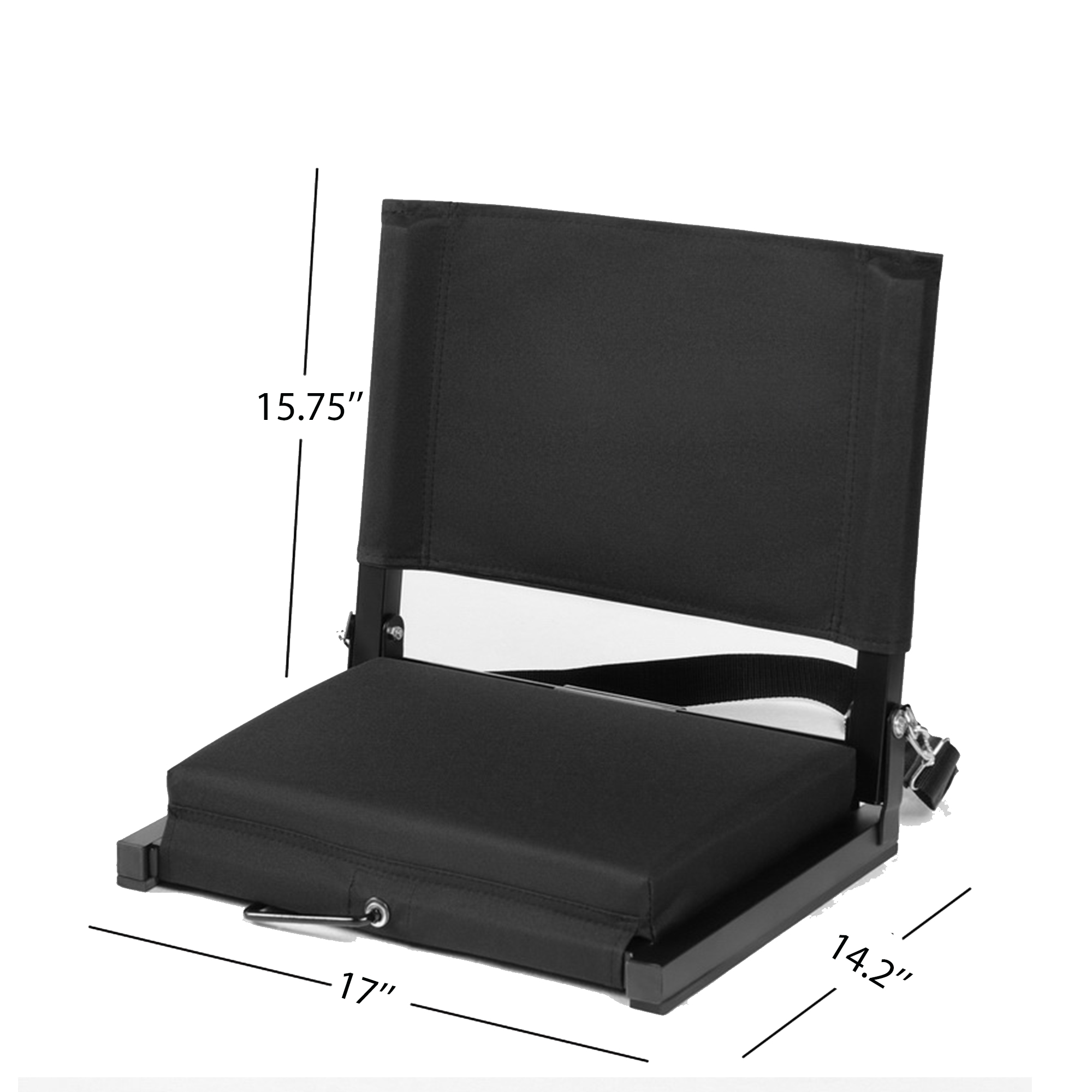 Steel Frame Stadium Seat Outdoor Cushion Camping Chair 7