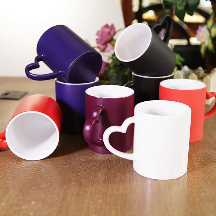11 oz Ceramic Sublimation Coffee Mug Magic Color Changing 1
