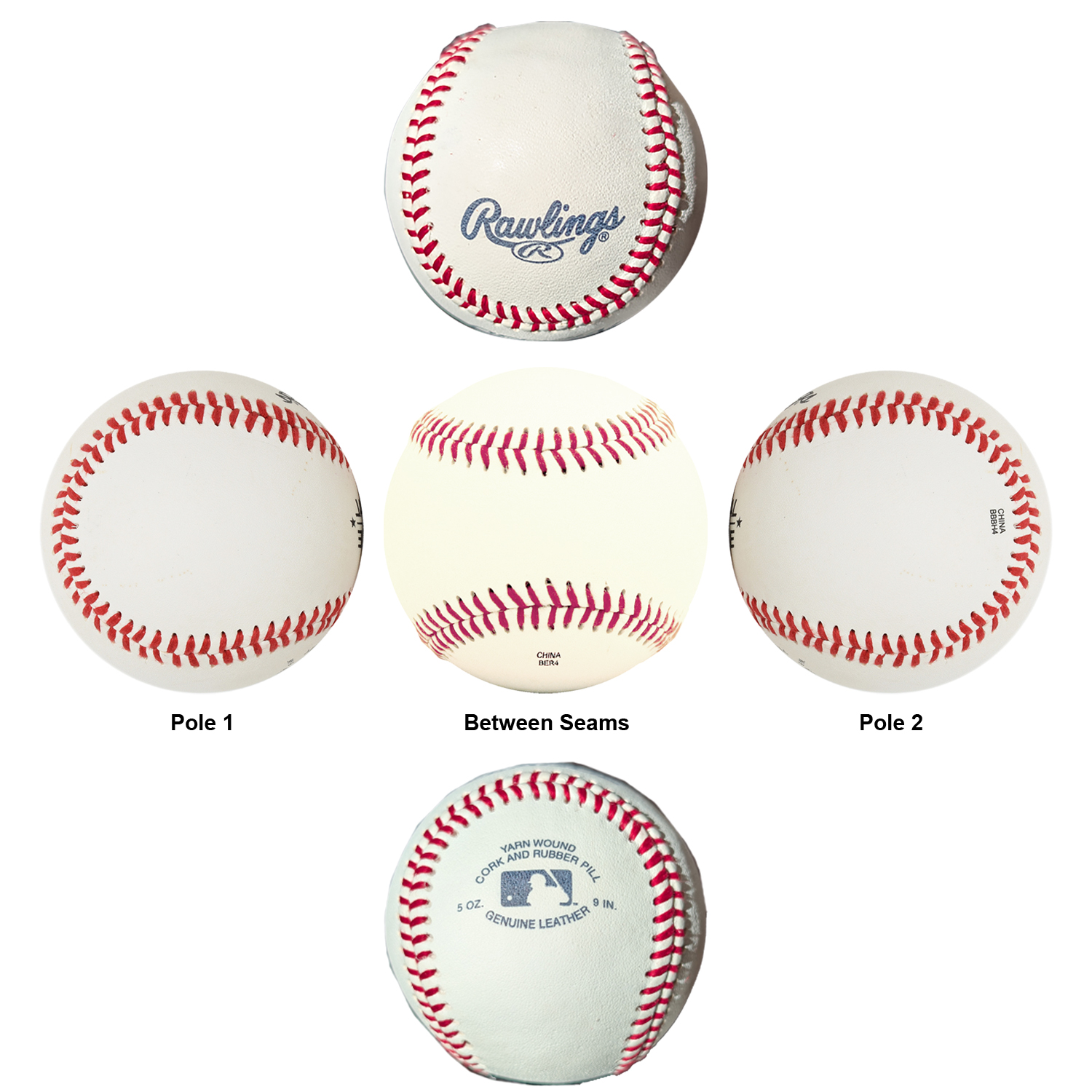 Rawlings Leather Baseball 3